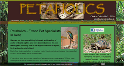 Desktop Screenshot of petaholicsltd.co.uk